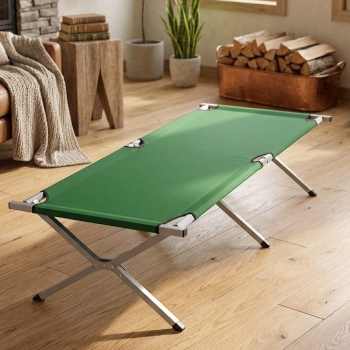 Туристическая раскладушка Folding Bed походная кровать 190 х 62 х 42 см (190 FB)