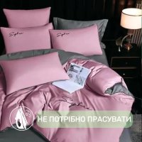 Постельное белье семейное KOLOCO Sophae сатин (40707) Розовый