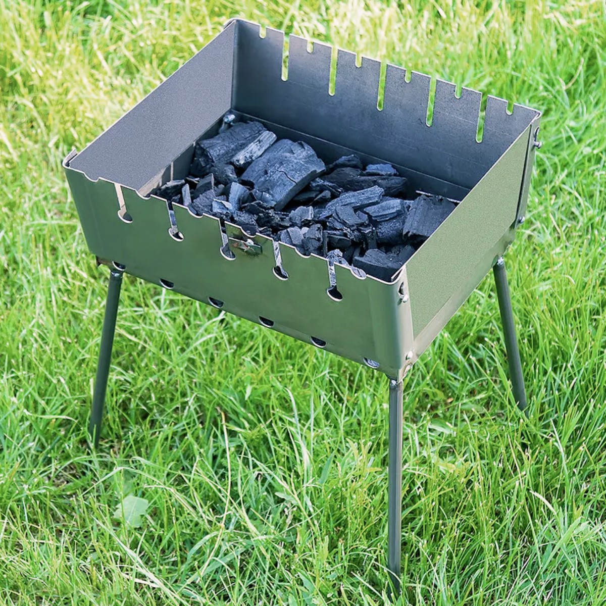 Мангал розкладна валіза KITUA BBQ на 6 шампурів (УК-М6)