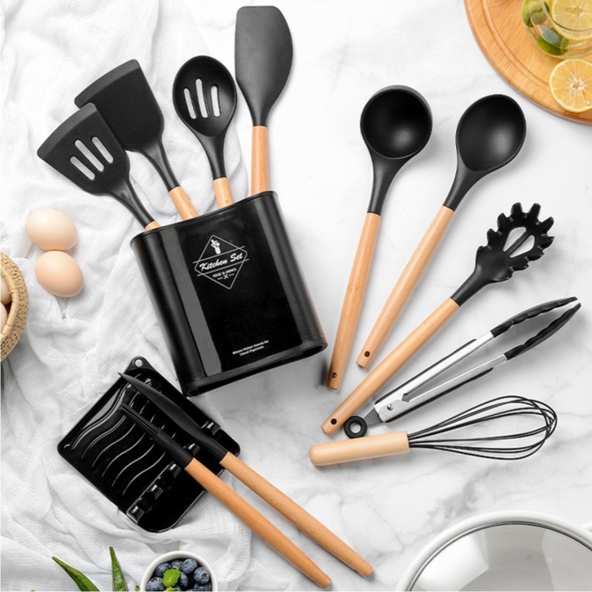 Набір кухонних предметів Kitchen Set 13 предметів Силікон