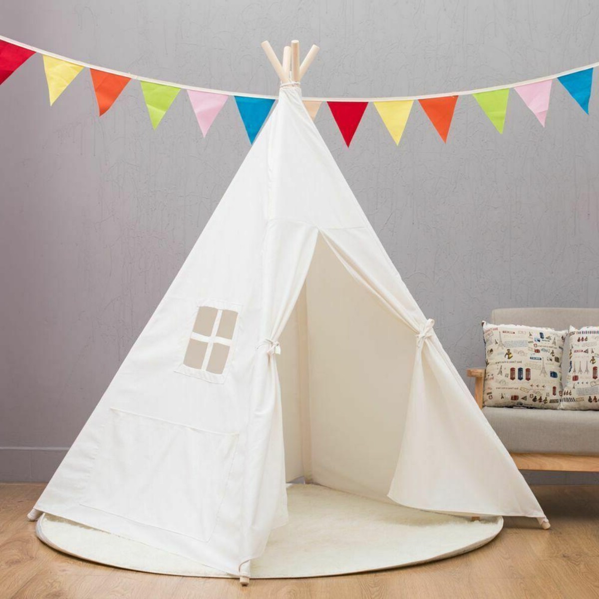 Детская игровая палатка вигвам Kid`s Tent 120 х 100 х 115 см (K 2101)