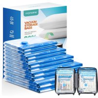 Вакуумные пакеты мешки для хранения одежды полотенец одеял Monvane 10 шт