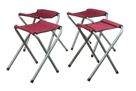 Стол раскладной + 4 стула Folding table (5464) Красный