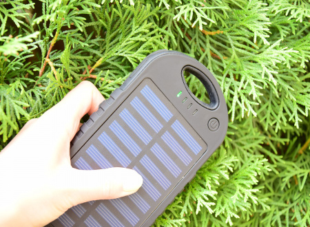 Павер Банк на сонячній батареї Solar 45000 mAh Black