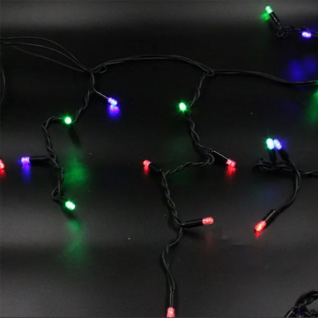 Гірлянда новорічна вулична Xmas Бурульки-Бахрома 5 м (М-2) Мультикольорова (7235)