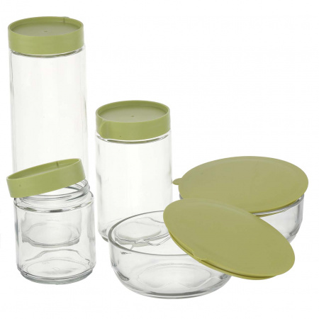 Контейнеры пищевые с емкостями для сыпучих Glassware (27085 GB)