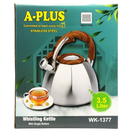 Чайник A-PLUS со свистком 3.0 л (1377)