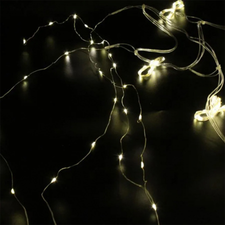 Xmas гирлянда CURTAIN 600 led WW 8х1,5м WITH CONNECTOR (7255)