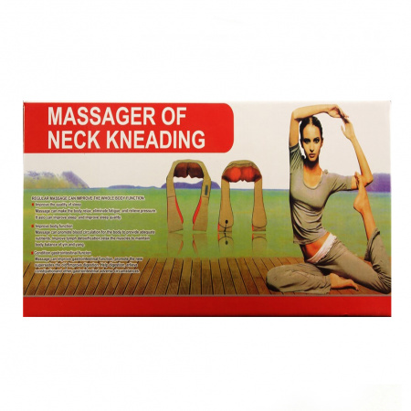 Массажер для шеи плеч и спины с ИК-прогревом Massager Of Neck Kneading (200 NK)