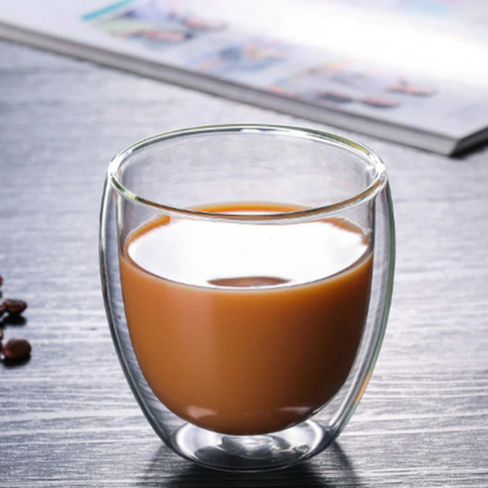 Склянка з подвійними стінками A-PLUS Capuchino 420 мл (7002 GB)