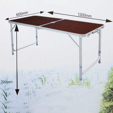 Стол раскладной + 4 стула Folding table (5464) Красный