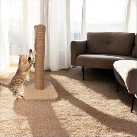 Кігтеточка для кішок Scratching post стовпчик на підставці