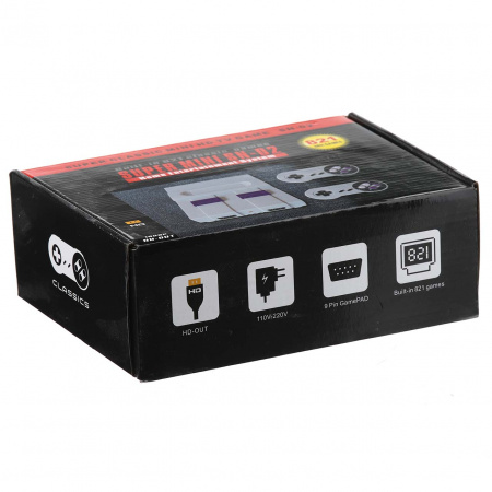 Игровая приставка 821 игр Super Mini SN-02