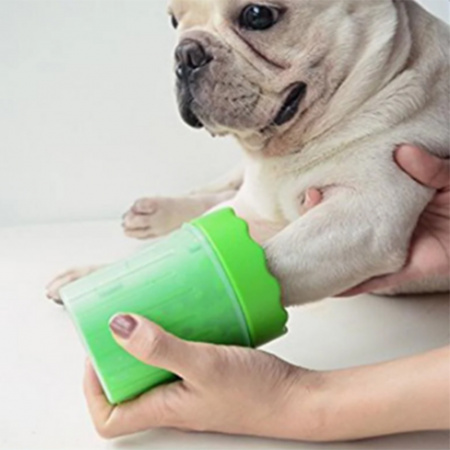 Стакан для мытья лап питомцам Soft Pet Foot Cleaner 