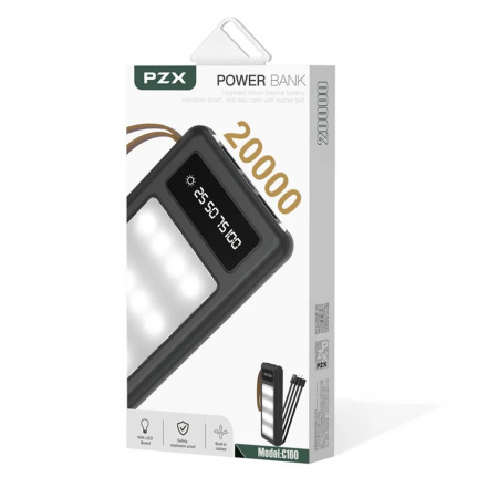 Мобільна зарядка Power Bank PZX C160 20000 mAh