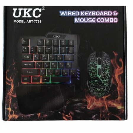 Клавиатура игровая и мышь UKC (7768)