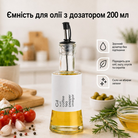 Емкость для масла с дозатором A-PLUS 200 мл (953)