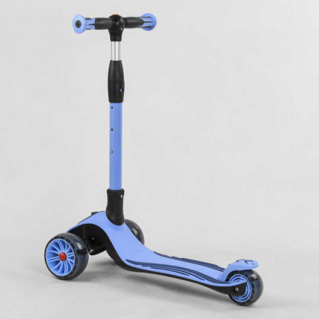 Самокат_трехколесный_С-03820_Best_Scooter_(4)_складной_алюминиевый_руль_3_колеса_PU_со_светом_d=12_с