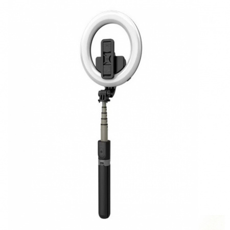 Лампа для селфі на штативі з пультом Selfie Stick L07 BT+Led підсвічування