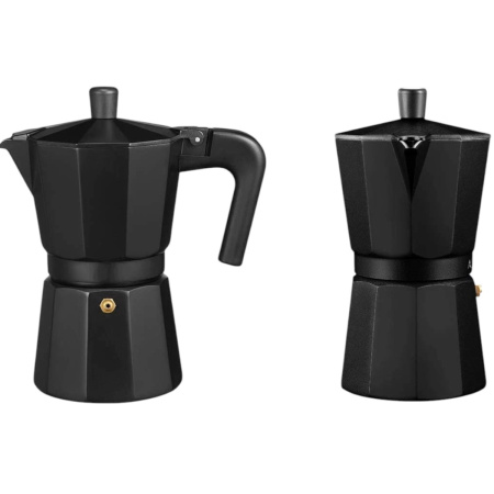 Гейзерна кавоварка A-PLUS на 6 чашок (3082) Black