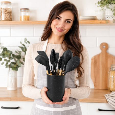 Набір кухонних предметів Kitchen Set 12 предметів (0354) Силікон