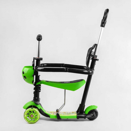 Самокат_5в1_трехколесный_47007_(1)_Best_Scooter_с_защитным_бампером_PU_колеса_ПОДСВЕТКА__КОЛЕС_в_кор