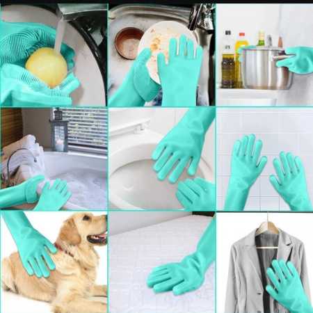 Перчатки силиконовые для кухни Kitchen Gloves (101 SG)