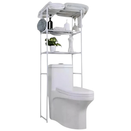 Полиця стелаж підлогова над унітазом Toilet Rack 56 х 24 х 154 см (R30893)