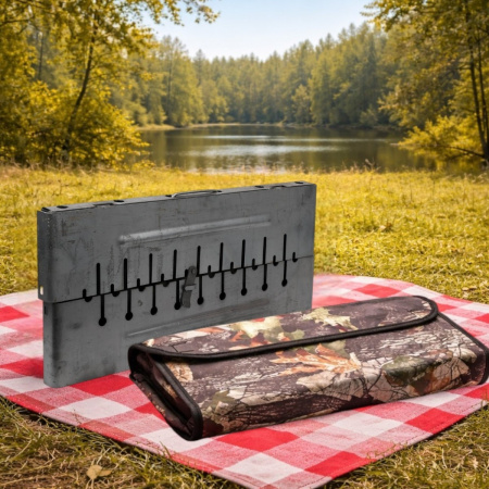 Чехол на мангал чемодан 8 шампуров KITUA BBQ 50 х 28 х 6 см (УК-М8-Ч)