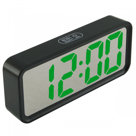 Настільний годинник Led Mirror Clock (DT 6508) Зелене підсвічування