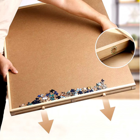 Доска для сборки пазлов Puzzle Board с 6 ящиками