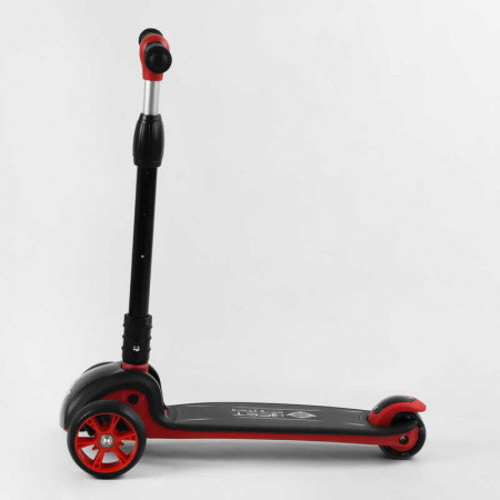 Самокат_трехколесный_44116_Best_Scooter_(6)_КРАСНЫЙ_складной_алюминиевый_руль_3_колеса_PU_со_светом_