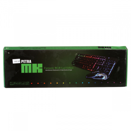 Клавиатура проводная и мышь Gaming PETRA MK1