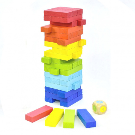 Настольная игра Дженга Toys "Вежа" 54 детали (7362)
