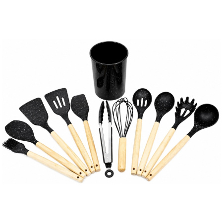 Набір кухонних предметів Kitchen Set 12 предметів (0354) Силікон