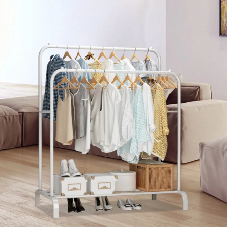 Вешалка напольная для одежды Double Pole Hanger (TW-605)