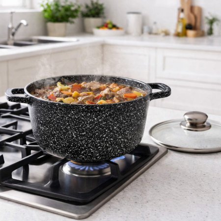 Каструля Styleberg 5.8 л (ST-3024) Гранітне покриття