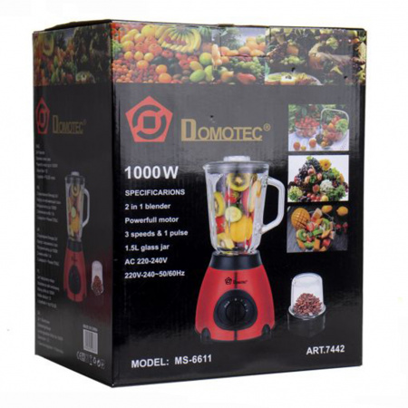 Блендер-измельчитель Domotec 1000 Вт MS-6611