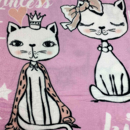 Плед покрывало бамбуковое волокно ЛИША 180 х 200 (29128) Princess Love