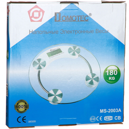 Весы напольные Domotec (2003A) + датчик температуры