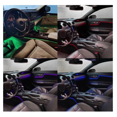 Універсальне LED підсвічування з мікрофоном RGB (APP 8097)
