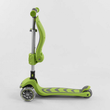 Самокат_трехколесный_Т-07196_(4)_Best_Scooter_САЛАТОВЫЙ_С_СИДЕНИЕМ_складной_алюминиевый_руль_4_колес