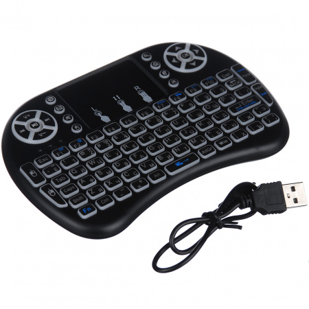Клавіатура бездротова KEYBOARD Mini і8 з підсвічуванням (4467)
