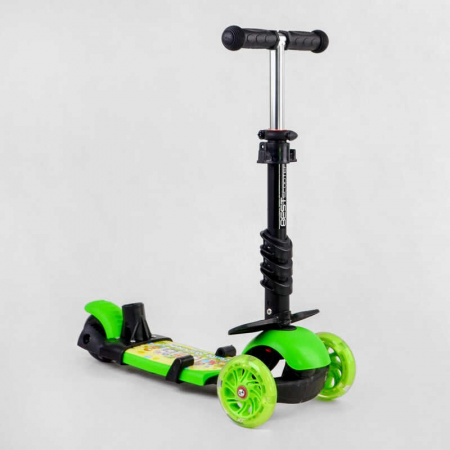 Самокат_5в1_трехколесный_47007_(1)_Best_Scooter_с_защитным_бампером_PU_колеса_ПОДСВЕТКА__КОЛЕС_в_кор