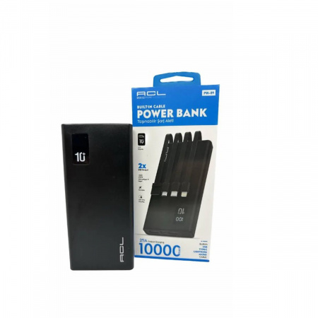Мобільна зарядка Power Bank ACL PW-09 10000 mAh