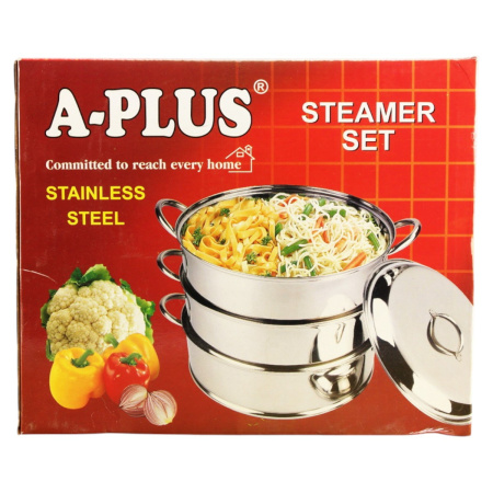 Кастрюля пароварка A-PLUS (мантышница) (0379)