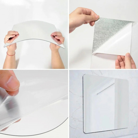 Акрилове самоклеюче дзеркало STICK MIRROR 30 х 90 см 