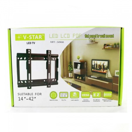 Кронштейн для телевизора V-Star 14-42" V-1 (5066)