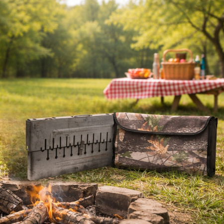 Чехол на мангал чемодан 8 шампуров KITUA BBQ 50 х 28 х 6 см (УК-М8-Ч)