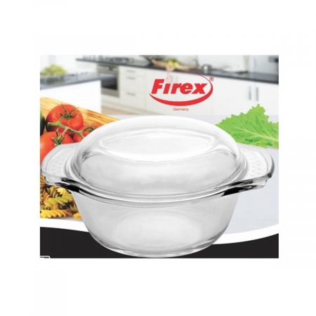 Кастрюля стеклянная для запекания FIREX 2 л (236827) Круглая